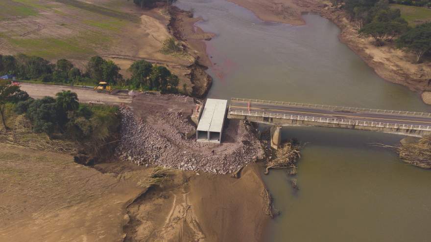 Passagem Sobre O Rio Pardo Em Candelária Deve Ser Concluída No Dia 7